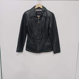 Wilsons Leather Black Jacket Women's Size XS