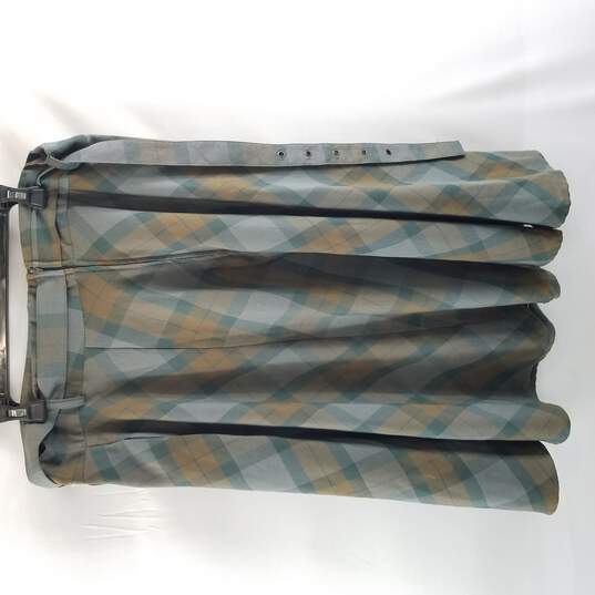 Outlander Women Green Plaid Midi Skirt 14 L image number 2