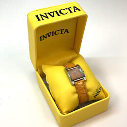 IOB Designer Invicta Angle 9733 Silver-Tone Square Dial Analog Wristwatch alternative image