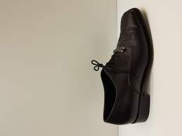Versace Black Leather Lace-Up Oxford Shoe Men's Size 39.5 EU, 6.5 US - Authenticated