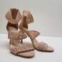 Jessica Simpson Jillesa Nude Cutout Back Zip Sandal Pump Heels Shoes Size 7 M image number 3