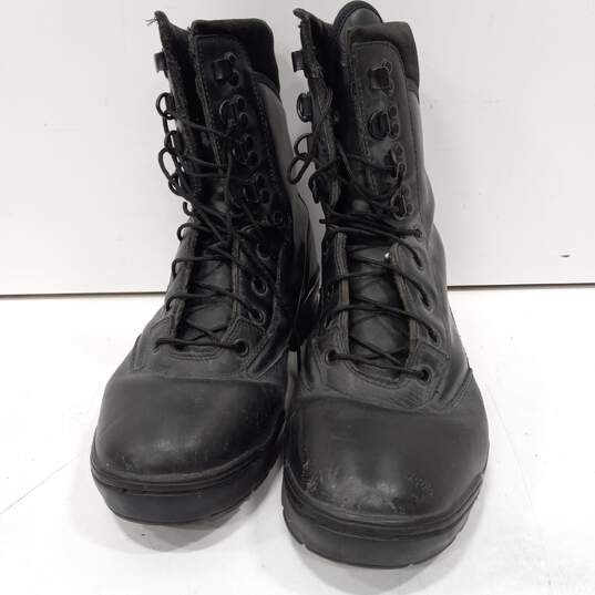 Women's Magnum Black Leather Boots Size 7 image number 1