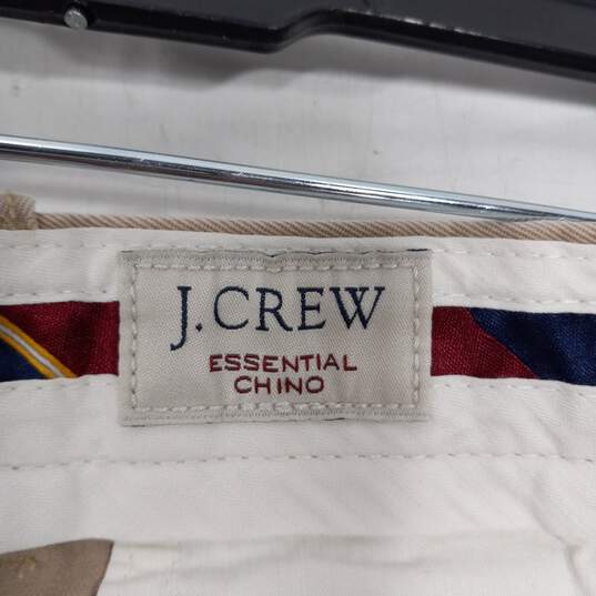 J.Crew Beige/Brown Essential Chino Pants Size 35w 32L image number 3