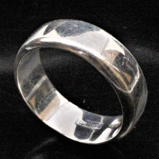 Sterling Silver Ring Band (SZ 7.75) - 5.1g image number 3