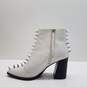 TopShop Hex Studded Boots White 8.5 image number 2