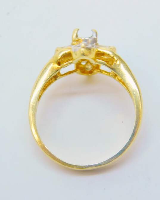 14K Yellow Gold 0.40 CTTW Diamond Ring Setting 4.5g image number 4