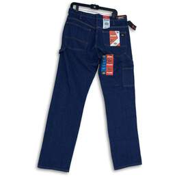 NWT Dickies Mens Blue Denim Flex Relaxed Fit Medium Wash Straight Jeans 34x34 alternative image