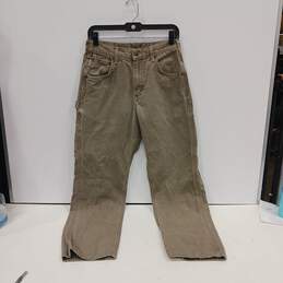 Carhartt Loose Fit Brown Pants/Jeans Size 30X32
