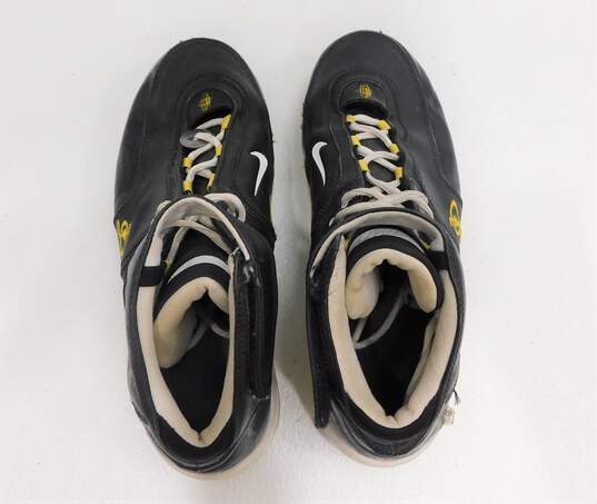 VTG NIKE Elite 360 Jermaine O'Neal Black Gold Men's Shoe Size 9 image number 2