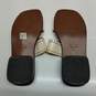AUTHENTICATED Chloe Brown & White Leather Slides Size 39 image number 4