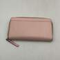 Kate Spade New York Womens Pink Gold Leather Neda Wellesley Zip-Around Wallet image number 2