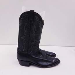 Dan Post Black Leather Cowboy Western Boots Men's Size 11 D