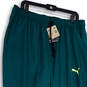 NWT Mens Green Black Elastic Waist Drawstring Pockets Pull-On Sweatpants XL image number 3