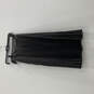 Womens Black Asymmetric Classic Pleated Wrap Pull-On Midi Skirt Size 00 image number 2