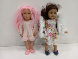 Bundle of 2 Assorted 16 in. Dress Up Dolls