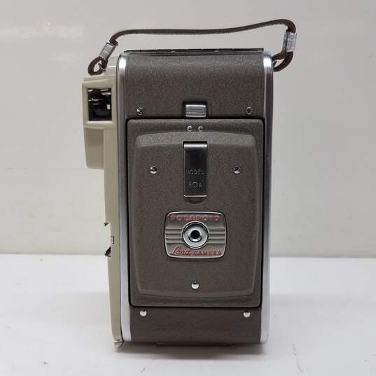 Vintage Polaroid 80A Land Film Camera w/ Flash Bracket - Untested image number 5
