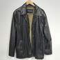 Men's Wilsons Leather Black Leather Jacket Sz XL image number 1