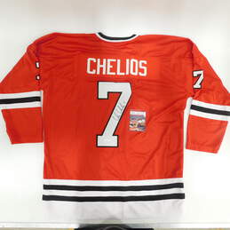 HOF Chicago Blackhawks Chris Chelios Signed Jersey JSA COA
