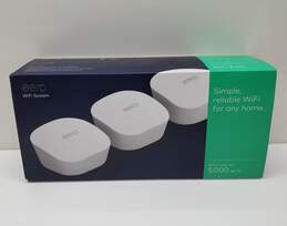 Eero Mesh WiFi Router System 3rd Gen 5,000 sq ft. Coverage 3 Pack Untested