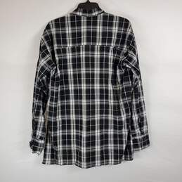 Abercrombie & Fitch Women's Black Plaid Button Up SZ S NWT alternative image
