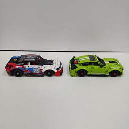 Pair Of Lego Technic Racing Cars 42138 Ford Mustang Shelby & 42153 NASCAR Next Gen Chevrolet Camaro ZL1