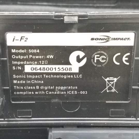Sonic Impact i-F2 Model 5084 Portable iPod Speaker image number 8
