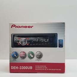 Pioneer Single-Din in-Dash CD Player with USB Port Model # DEH-3300UB