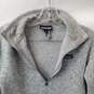 Light Grey Patagonia 1/2 Zip Fleece Sweatshirt Size M image number 4