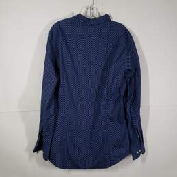 Mens Floral Non-Iron Slim Fit Button Front Dress Shirt Size XL 17-17 1/2 35-36" alternative image