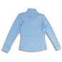 NWT Womens Blue Mock Neck Long Sleeve Embossed Full-Zip Jacket Size XS image number 2