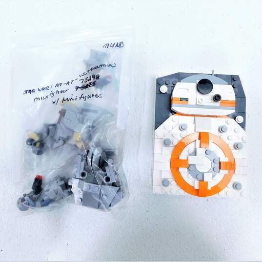 LEGO Star Wars AT-AT vs Tauntaun Microfighters 75298 & BB-8 Brick Sketch 40431 image number 1
