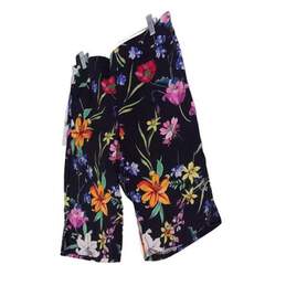 NWT Womens Multicolor Floral Elastic Waist Capri Pants Size 14 alternative image