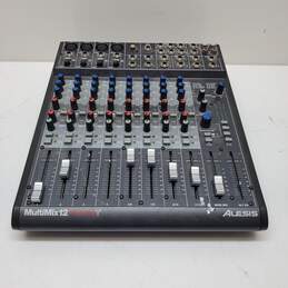 Alesis Multimix 12 FireWire 4 Mic 12 Line Audio Mixer Untested