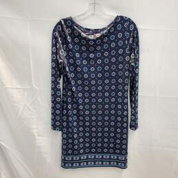 Michael Kors Blue Long Sleeve Dress Size S alternative image