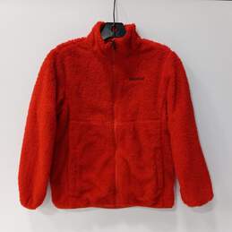 Marmot Red Fuzzy Jacket Size L