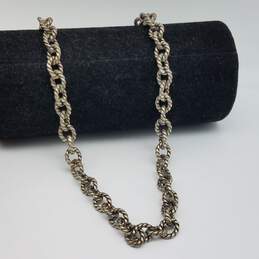 Carolyn Pollack Relios Sterling Oxidized Chain 20" Necklace 51.9g alternative image