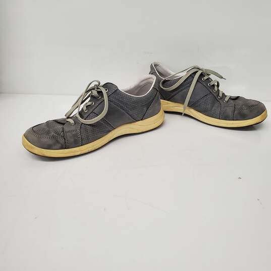 VTG Mephisto MN's Runoff Air Jet Grey Leather Sneakers Size 8.5 image number 1