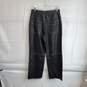 We The Free Black Faux Leather High Rise Wide Leg Pant WM Size 8 NWT image number 2