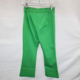 Wm Zara Lime Green Cropped Pants Sz S alternative image