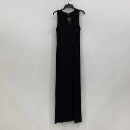 NWT Womens Black Round Neck Sleeveless Classic Pullover Maxi Dress Size 6