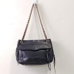 Rebecca Minkoff Black Leather Handbag Purse alternative image
