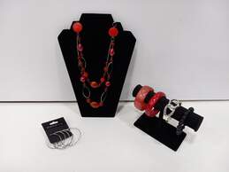 6pc Ruby Red Jewelry Bundle