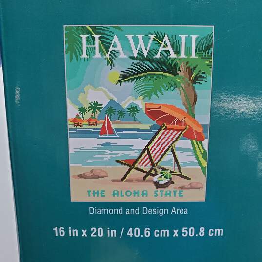 Diamond Art Kit HAWAII The Aloha State 40.6cm x 50.8cm image number 1