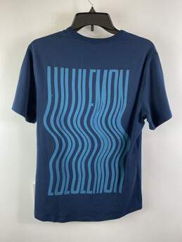 Lululemon Women Blue Graphic T-Shirt S/P NWT alternative image
