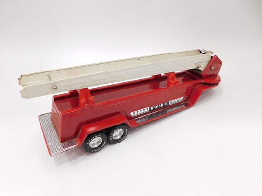 VTG Nylint Aerial Hook-n-Ladder Red Pressed Steel Fire Truck Trailer Only image number 1