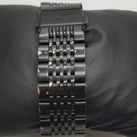 Michael Kors 41mm Case Black Stainless Steel Chronograph Men's Quartz Watch image number 5