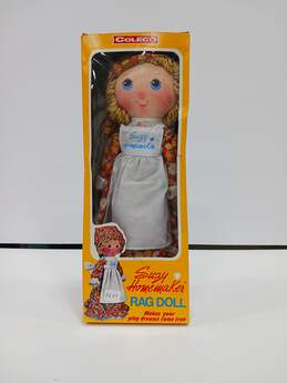 1977 Coleco Suzy Homemaker Rag Doll 15" IOB
