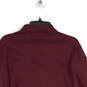Mens Red Classic Fit Long Sleeve Collared Polo Shirt Size Large image number 4