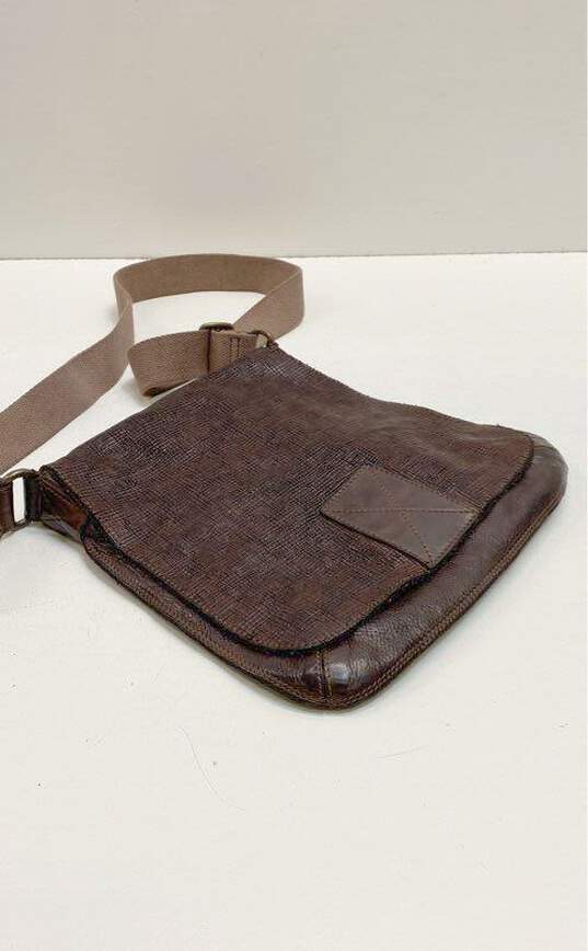 Campomaggi Teodorano Italy Brown Leather Crossbody Bag image number 5