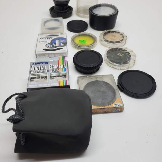 Mixed Lot of Camera Lenses & Filters - Untested 2.2lb Lot image number 3